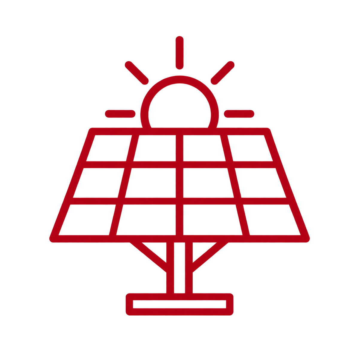 Icône panneaux photovoltaïques du carport solaire OptPrime